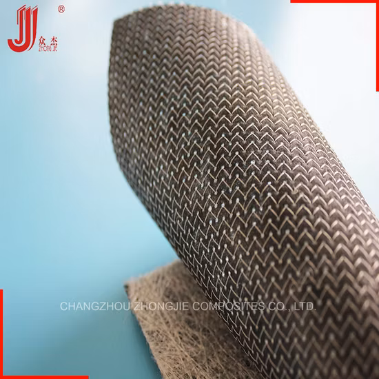 Tappetino in fibra di vetro cucito con tessuto di carbonio per profilo conduttivo